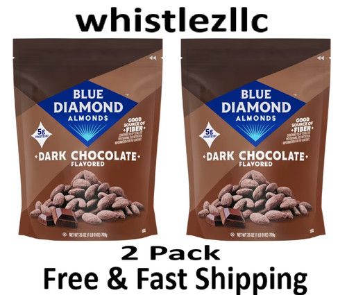 Blue diamond almonds oven - diamond, almonds,